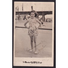 MAR DEL PLATA ANTIGUA FOTO TARJETA POSTAL 1947